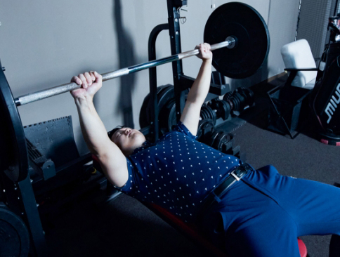 ウェイトトレーニングスペースで飛距離アップをサポート